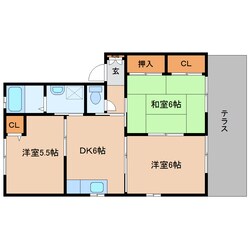 尺土駅 徒歩13分 1階の物件間取画像